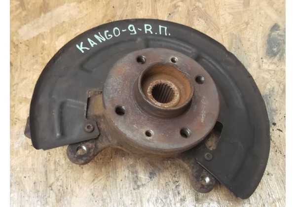 Поворотний кулак правий (цапфа), ступиця, під ABS, 23 шлиця Renault Kangoo, 4х4